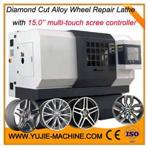 3rd Generation Alloy Wheel Repair lathe with Probe for 26'' 28'' 32'' wheel